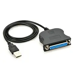 Câble adaptateur DB25 USB 1m pour imprimante parallèle IEEE 1284