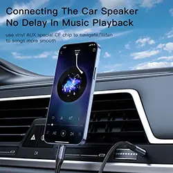 Câble Adaptateur Audio Lightning Iphone IP vers Jack AUX 3.5mm YESIDO YAU35 1m