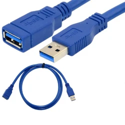 Câble Ralonge extension USB 3.0 male vers femelle 30cm 1.5m