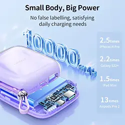 POWER BANK Joyroom JR-L003 10000mAh 22.5W Jelly Series Lightning