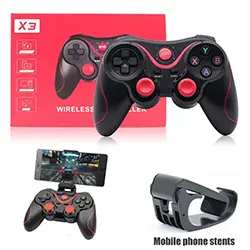 Manette de jeux  sans-fil Bluetooth X3 pour PC, téléphone portable, Android, iOS, TV Box, Smart TV
