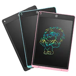 Ardoise Magique Tablette graphique 12" pour écrire, dessiner - Noir