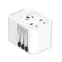 Adaptateur de voyage Universelle Multi-Prise UK EU US AU SIYOTEAM Z9 1 x USB QC3.0 + 2 x Type-C PD