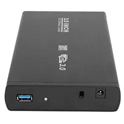 Rack Boîtier externe pour disque dur externe HDD 3.5 pouces SATA USB 3.0 avec Alimentation