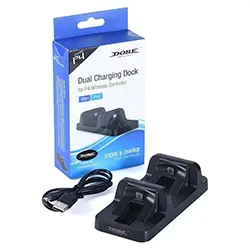 Double chargeur DOBE Station de charge pour manette PS4 USB