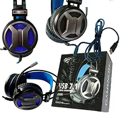 HAVIT H2027U Casque Gaming GAMENOTE USB 7.1 avec Vibration et Microphone