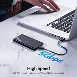 Rack Boitier externe pour disque dur HDD SSD 7 mm 9,5 mm 2.5 pouces orico 2521U3 USB 3.0 5Gbps
