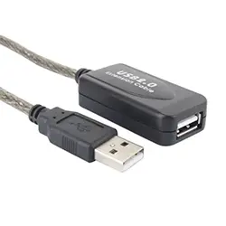 Câble Extension Rallonge répéteur actif USB 2.0 Mâle vers Femelle avec Amplificateur 5m