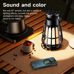 HOCO BS61 2 en 1 Lanterne Lampe de camping + Haut parleur Bluetooth 5.3