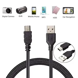 Câble Adaptateur USB 2.0 Mini-B MP4 MP3 vers USB 1.5m