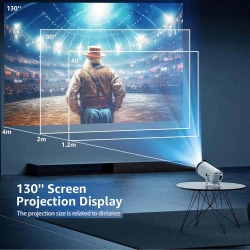 DataShow Mini Projecteur Smart LED portable 720p Android WiFi