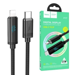 Cable USB-C Type-c Vers Lightning IP 27W avec affichage Puissance LED HOCO U127 - 1.2m