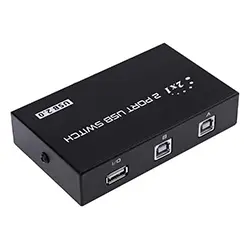 Switch imprimante 2 Ports USB-B pour partage Imprimantes PC Scanner Caméra Clavier