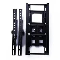 Support mural universel pour TV avec bras télescopique rotatif réglable avec inclinaison de 26 à 55 pouces supporte jusqu'à 50kg D40