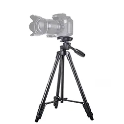 Trépied Portable yunteng VCT-521 avec tête de trépied tridimensionnelle pour Caméra MAX:136cm