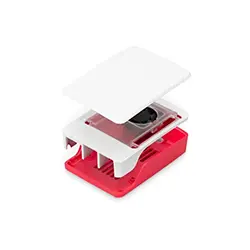 Kit Complet Starter Raspberry Pi 5 Officiel 4GB avec alimentation officiel 27W,  boitier officiel, Micro SD 32GB et cable Micro HDMI-HDMI