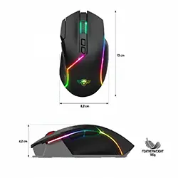 Souris Gaming sans-fil Rechargeable 400mAh Spirit Of Gamer XPERT-M200 RGB 10000dpi 8 Boutons Programmables