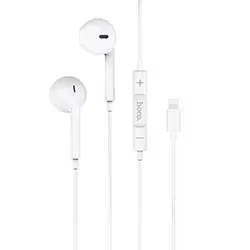 Ecouteur Filaire Bluetooth 5.0 Lightning Iphone HOCO L7 Plus avec Microphone 1.2m