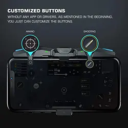 Manette de jeux mobile GameSir F4 Falcon pour smartphone iOS et Android 11,5 à 16,5 cm