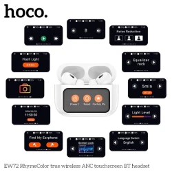 Hoco EW72 Écouteurs sans-fil Earbuds avec écran tactile LED & Bluetooth 5.4 