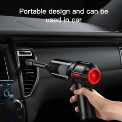 Aspirateur à main Sans-Fil Portable 60W 4500pa Rechargeable 2000mah YESIDO VC03 pour Maison, PC, Voiture