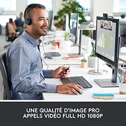WEBCAM Logitech C920 HD Pro Full HD 1080p avec deux Microphones