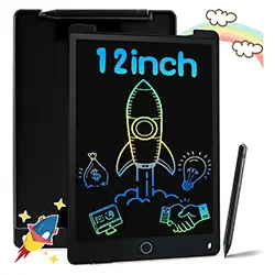 Ardoise Magique Tablette graphique 12" pour écrire, dessiner - Noir