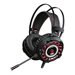 Casque Gaming filaire AUX Jack 3.5mm A6 RGB avec Microphone pour PC Smartphone