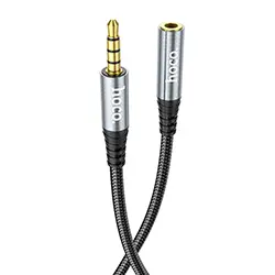 Cable Rallonge Extension AUX 3.5mm 4 Pôles 4p Casque + Microphone HOCO UPA20 Male vers Femelle