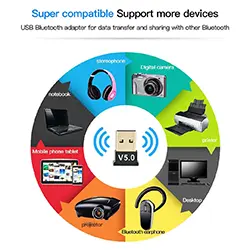 Adaptateur Dongle USB sans-fil Bluetooth 5.0