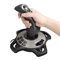 Joystick Manette de jeu pour simulateur de vol PXN 2113 Pro avec Vibration pour PC