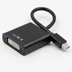 Adaptateur Convertisseur Mini DisplayPort DP (Thunderbolt) vers DVI 24 + 5 1080P - Noir