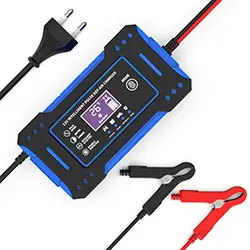Chargeur rapide de batterie de voiture LCD, réparation SnapPulse, acide de plomb AGM 12v 6A