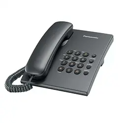 Téléphone FIXE filaire PANASONIC KX-TS500MX - Noir
