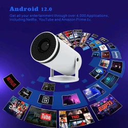 DataShow Mini Projecteur Smart LED portable 720p Android WiFi