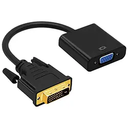 Convertisseur Adaptateur DVI-D mâle (24 + 1) vers VGA femelle 1080P FULL HD