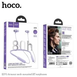 HOCO ES70 Ecouteur sans-fil Bluetooth 5.3 Magnétique Sport à Tour de cou