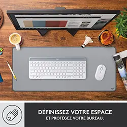Tapis de souris Sous-main Logitech Desk Mat Studio Series 300 x 700mm 