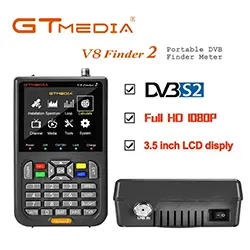 Pointeur satelite Sat Finder Signal Satellite Numérique réglage de la Parabole GTmedia V8 Finder 2 DVB-S/S2/S2X 1080P - Gris