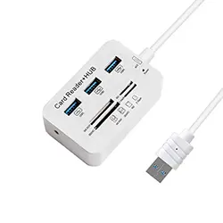 HUB USB 3.0 vers 3 * USB 3.0 + Lecteur carte SD + Micro SD + T-Flash + M2