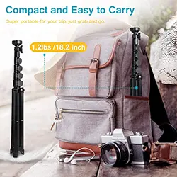 Trépied et selfie Portable YS-818 extensible 157cm pour Téléphone Smartphone Caméra