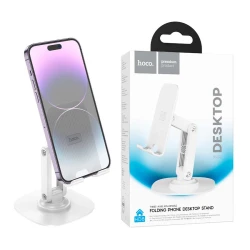HOCO HD6 Support de Bureau Rotatif Double Axe et pliable pour Smartphones