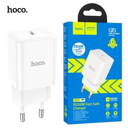 HOCO N27 Chargeur Mural USB-C 20W PD / QC / FCP / AFC