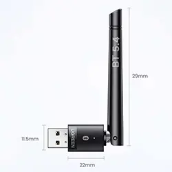 Adaptateur dongle bluetooth 5.4 USB UGREEN avec antenne Portée de 120m