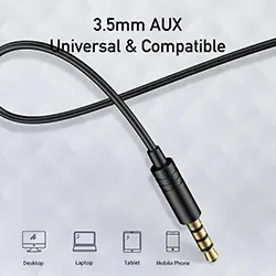 Ecouteur filaire Sports Audio Jack 3.5mm avec Microphone AWEI  L3
