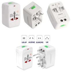 Prise Adaptateur Universel de Voyage EU UK US AU