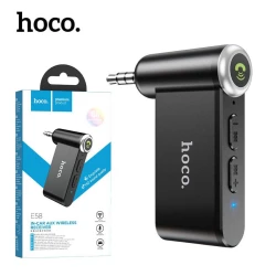 HOCO E58 Récepteur audio Bluetooth 5.0 AUX 3.5mm pour autoradio et Haut-parleur