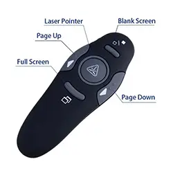 Présentateur télécommandes de présentation sans-fil 2.4Ghz Powerpoint avec Pointeur laser