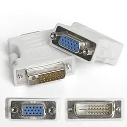 Convertisseur Adaptateur DVI mâle (24 + 1) vers VGA femelle 1080P