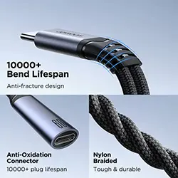 Adaptateur Convertisseur 2 en 1 Type-c vers Audio AUX 3.5mm Jack + Charge type-c Joyroom SY-C02